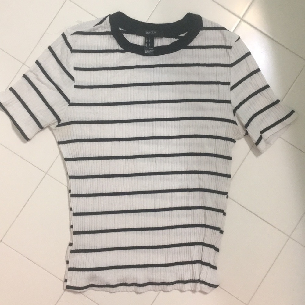 A striped t-shirt